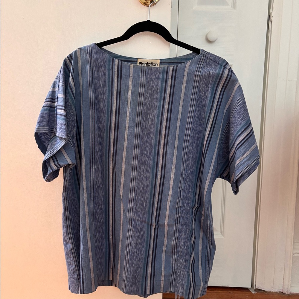 Issey Miyake striped top